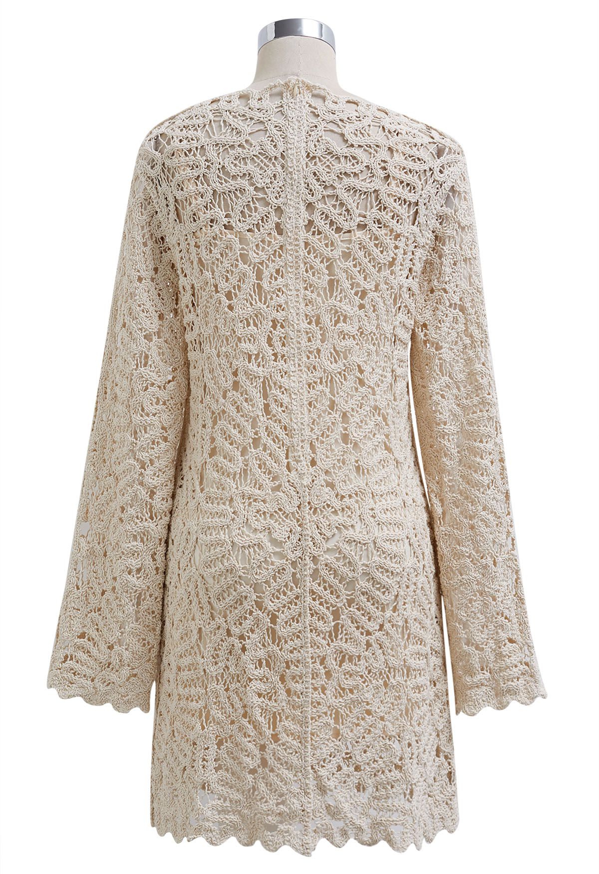 Κοντό φόρεμα LACE CROCHET