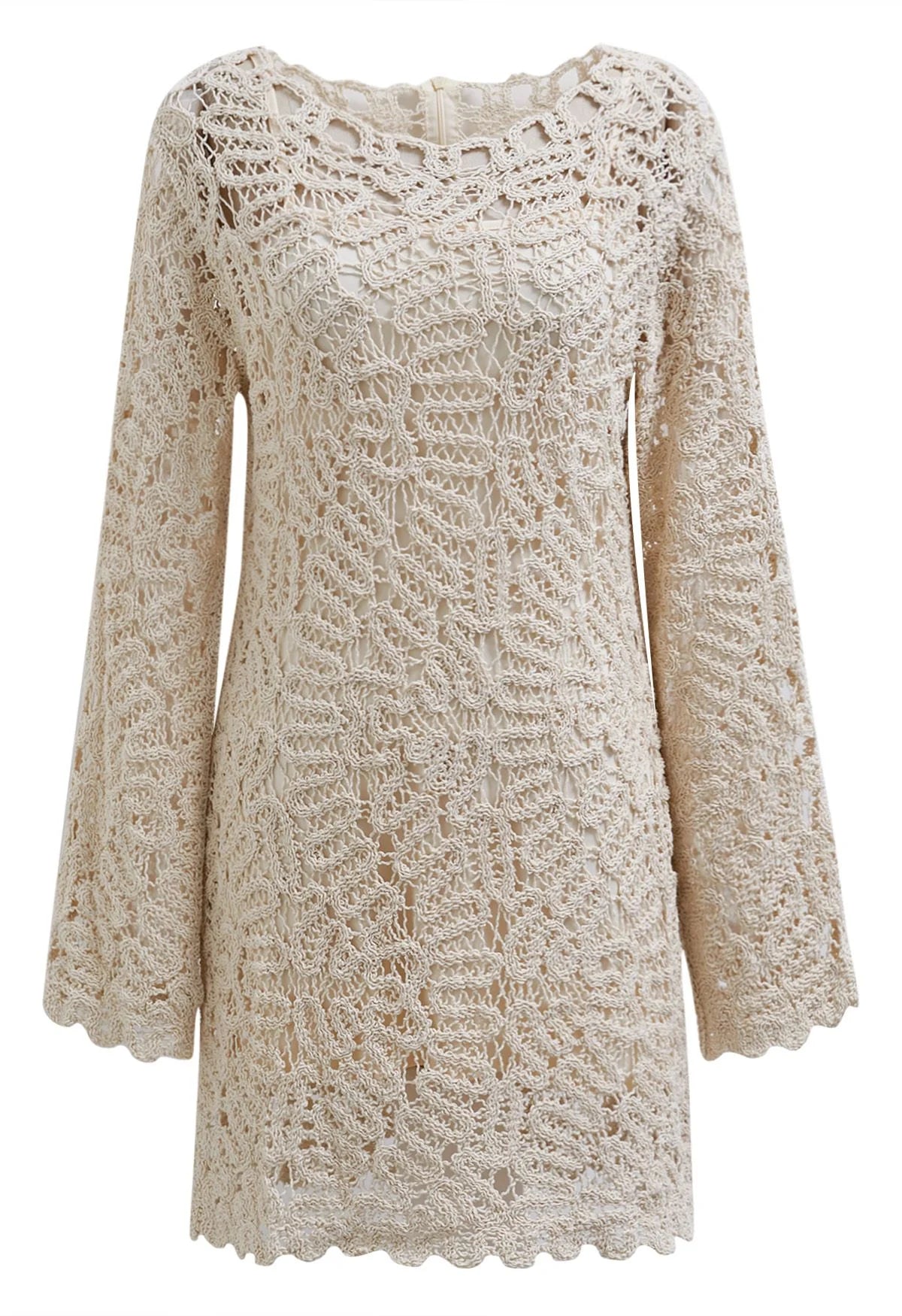 Κοντό φόρεμα LACE CROCHET