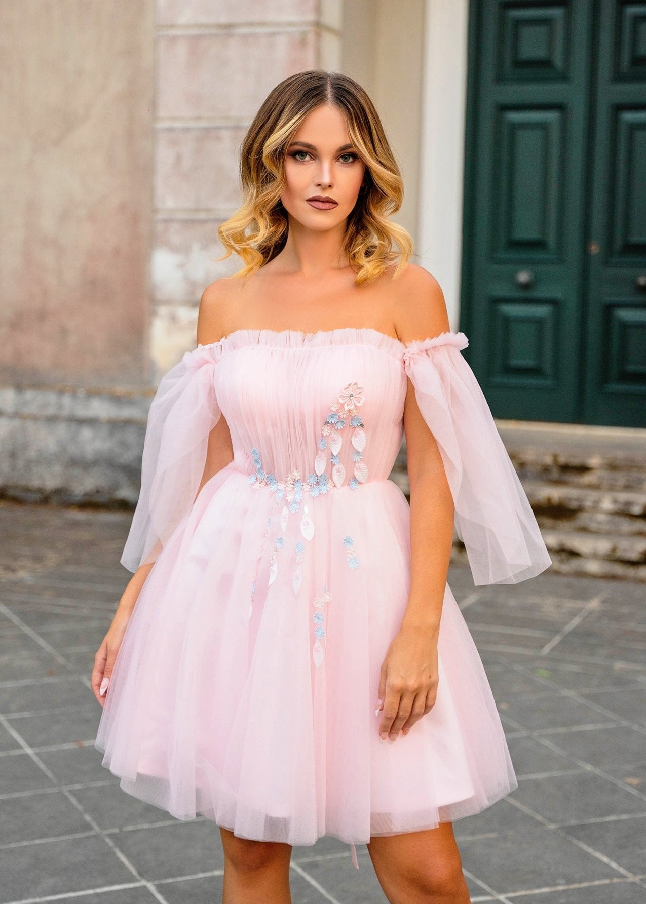 Κοντό φόρεμα ΡΟΖ Princess