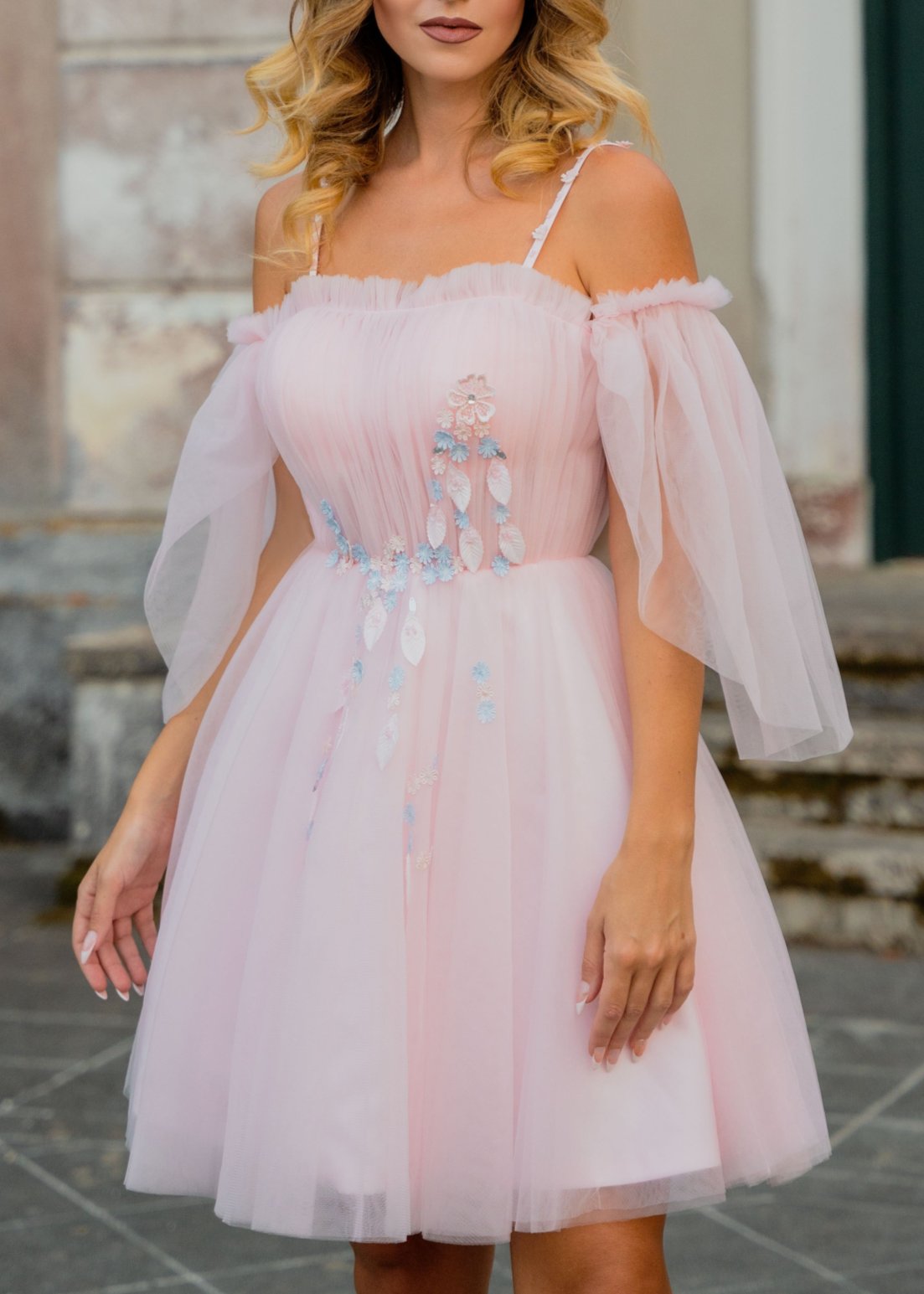 Κοντό φόρεμα ΡΟΖ PRINCESS