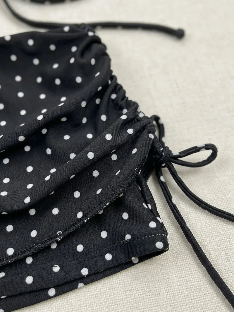 Σετ Μαγιό Μπικίνι με Σορτς POLKA DOT