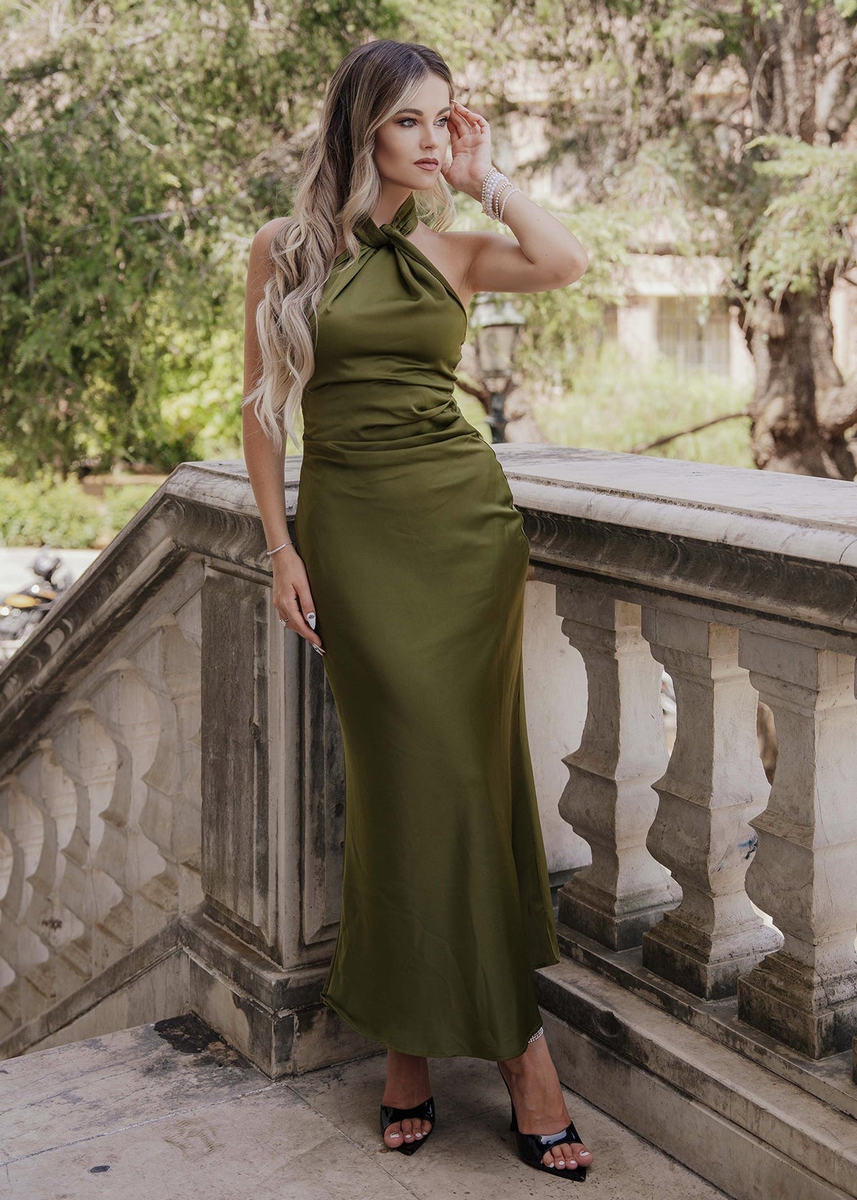 Φόρεμα ΧΑΚΙ HALTER