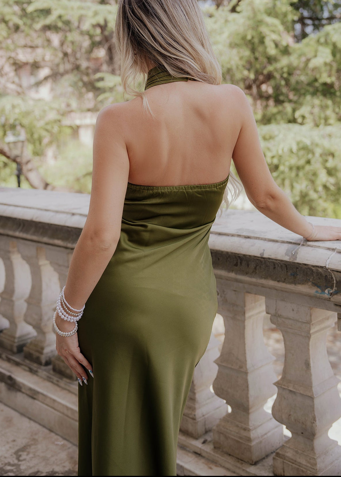 Φόρεμα ΧΑΚΙ HALTER