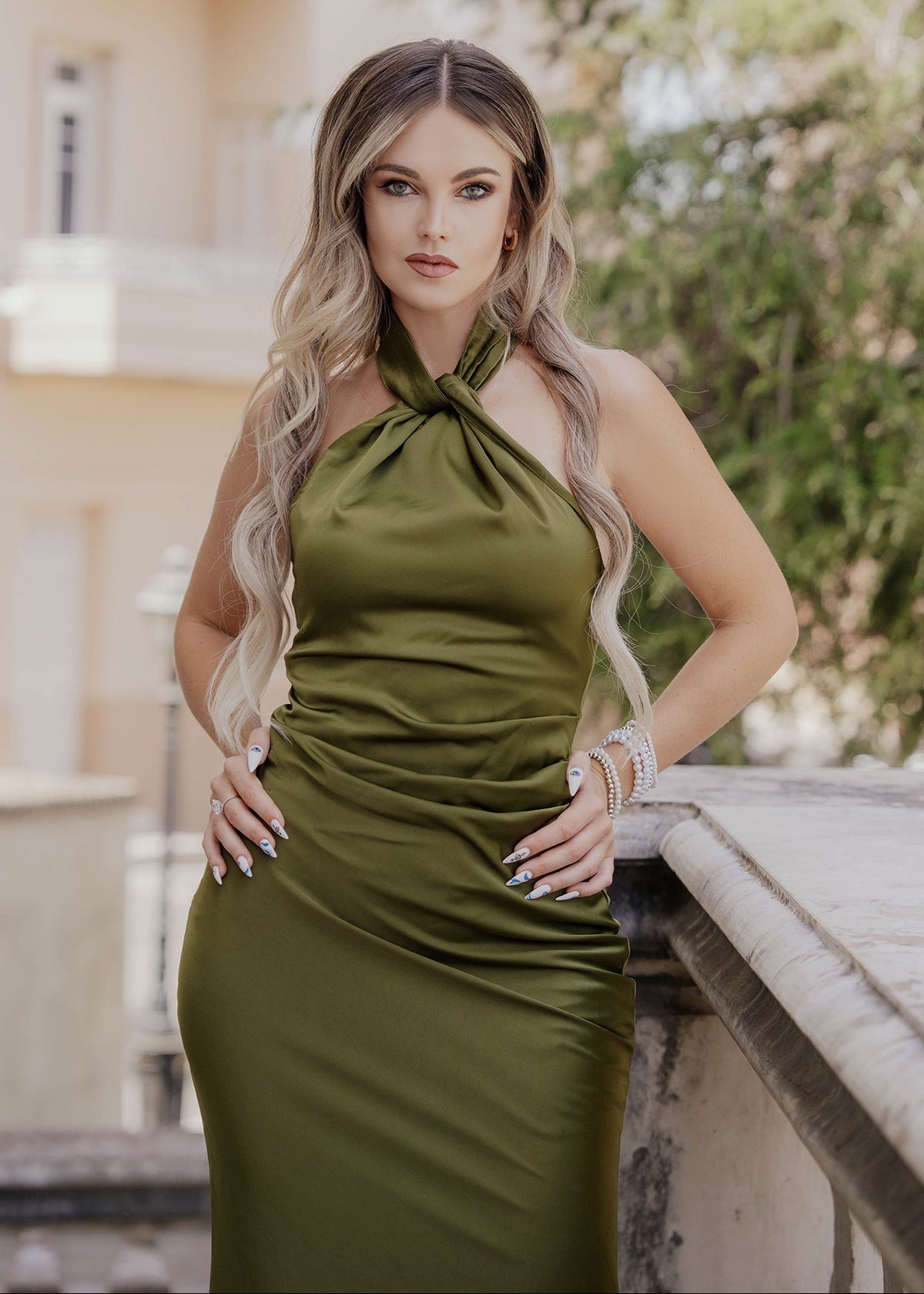Φόρεμα ΧΑΚΙ HALTER