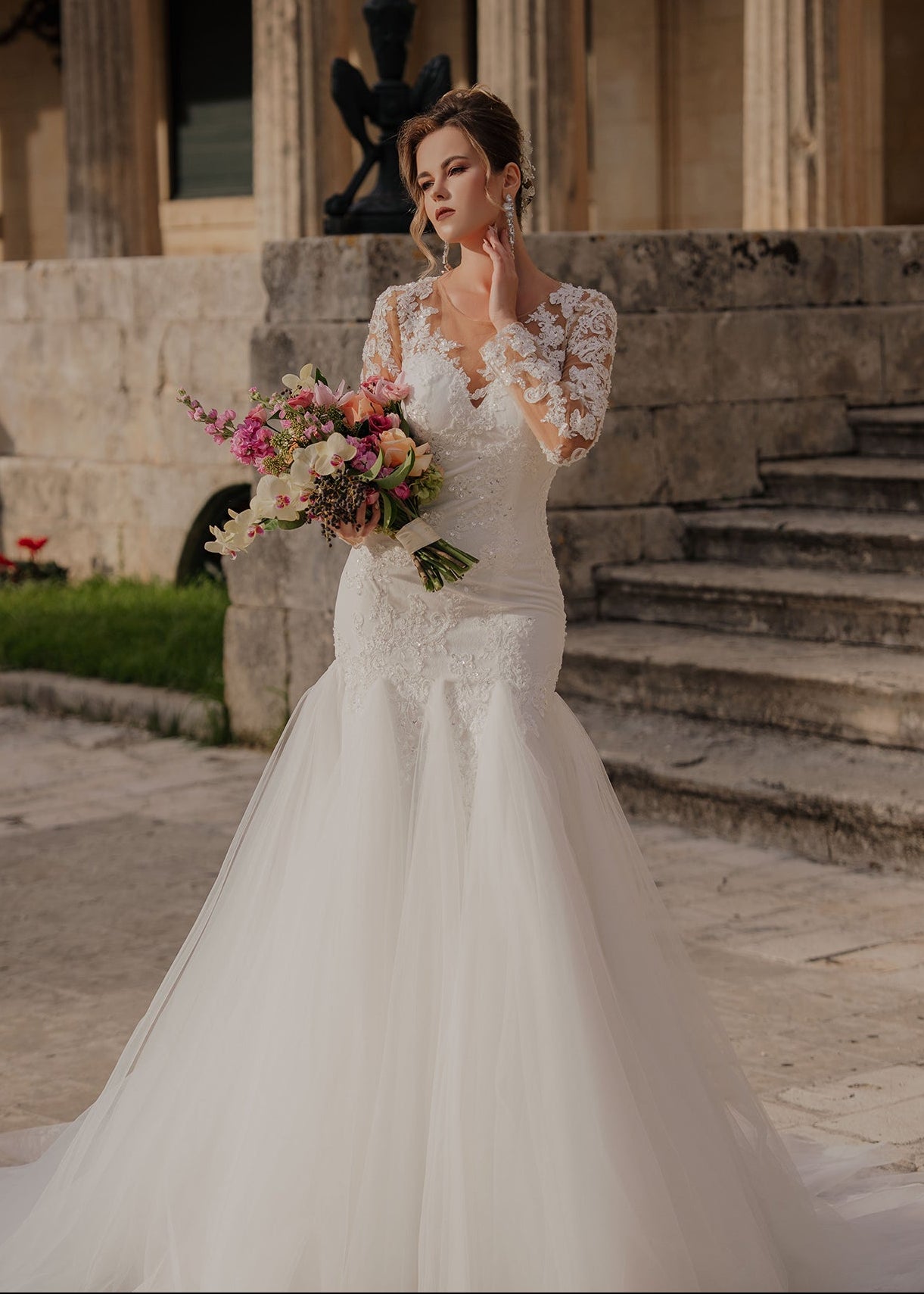 Νυφικό Μάξι φόρεμα TULLE JASMINE