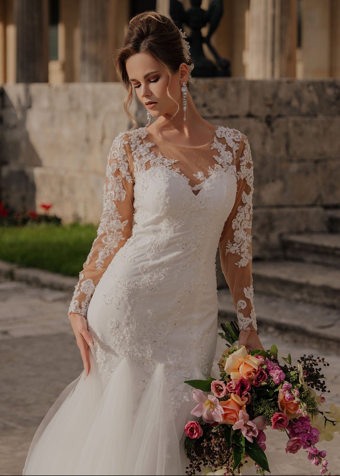 Νυφικό Μάξι φόρεμα TULLE JASMINE