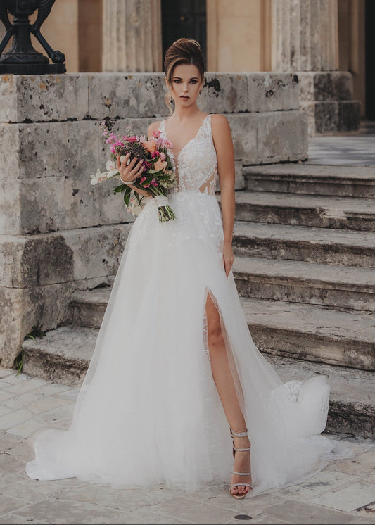 Νυφικό Μάξι φόρεμα TULLE SUSANNE