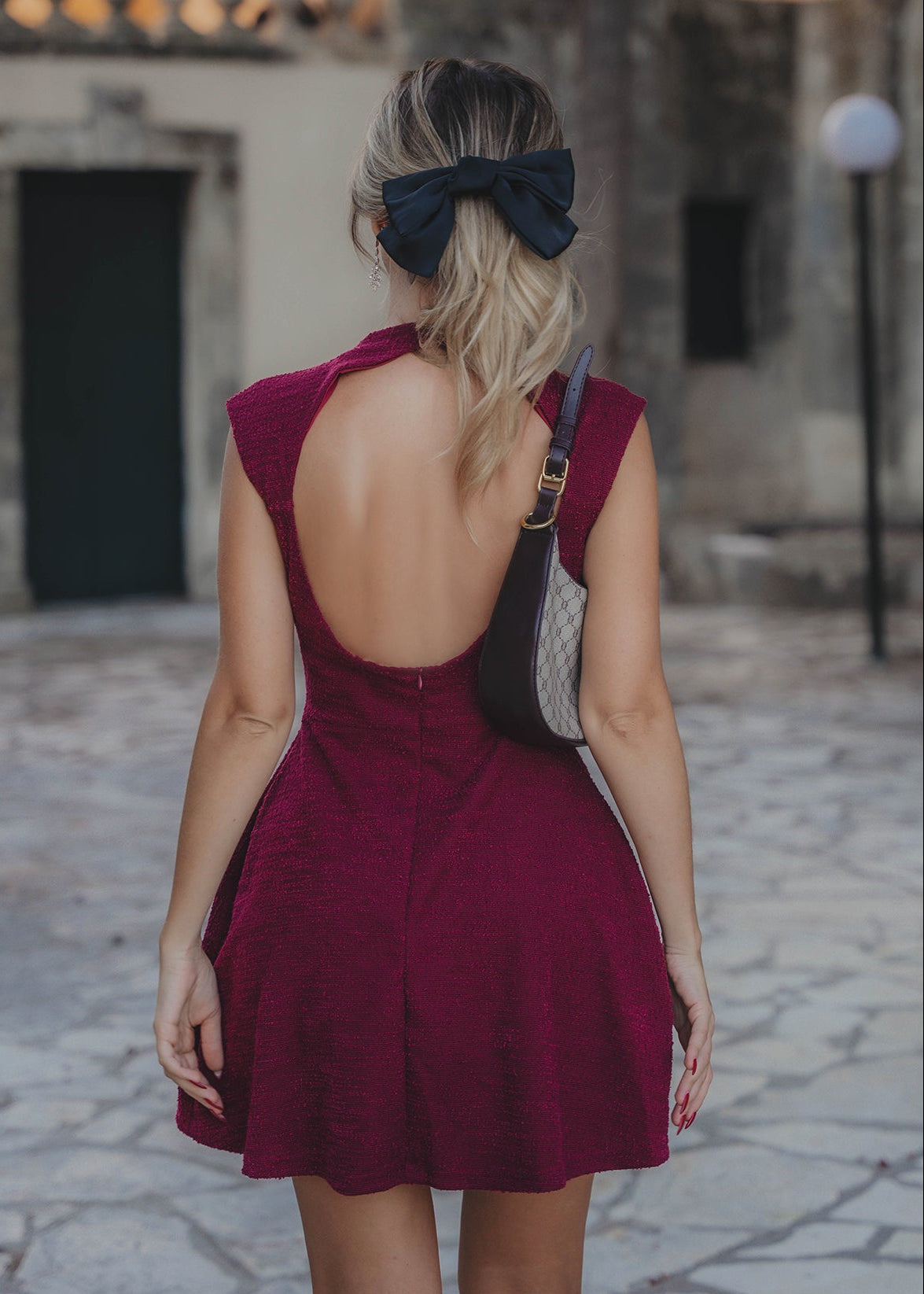 Κοντό φόρεμα WINE KISS