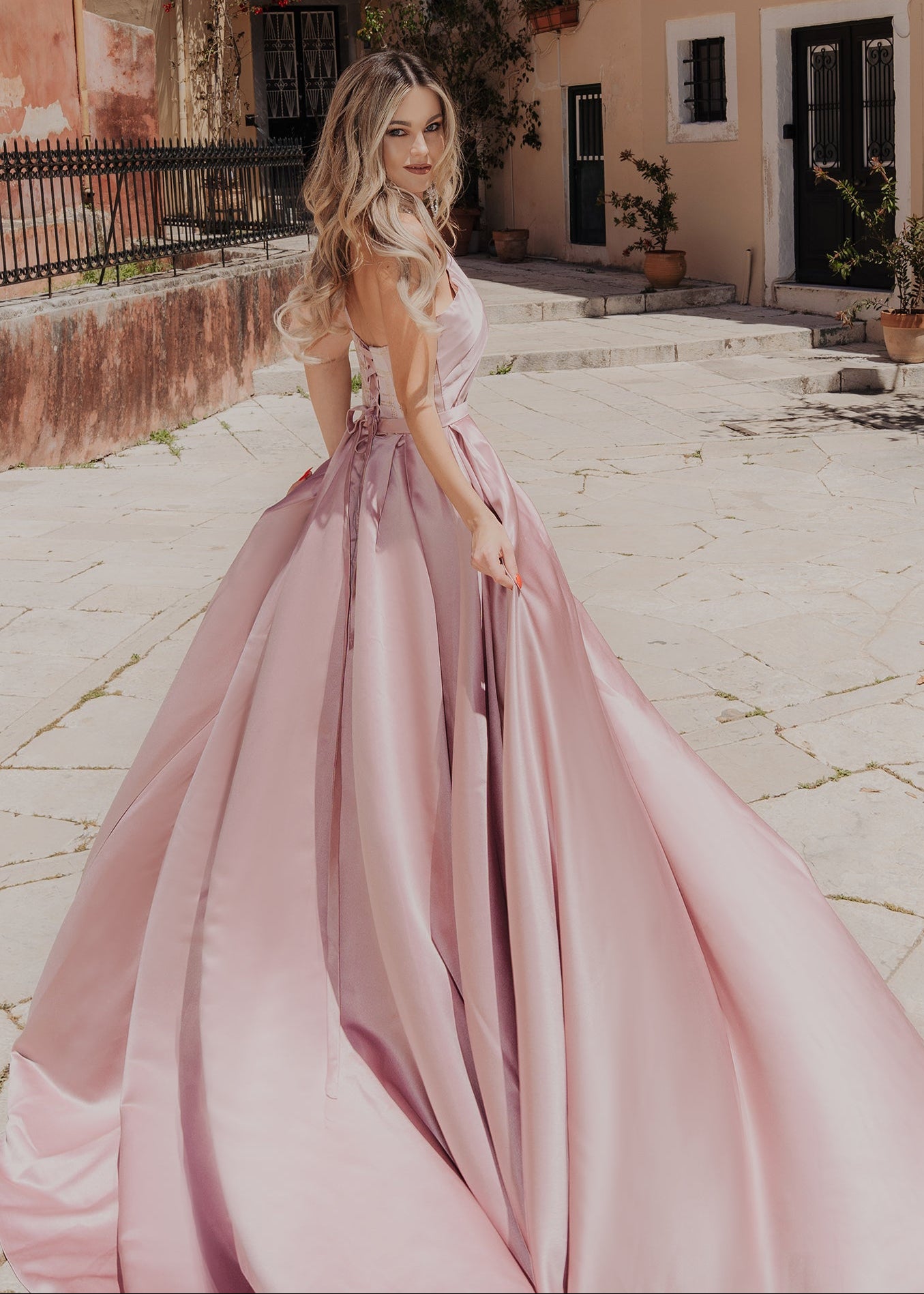 Φόρεμα με πούλιες PINK NATALY