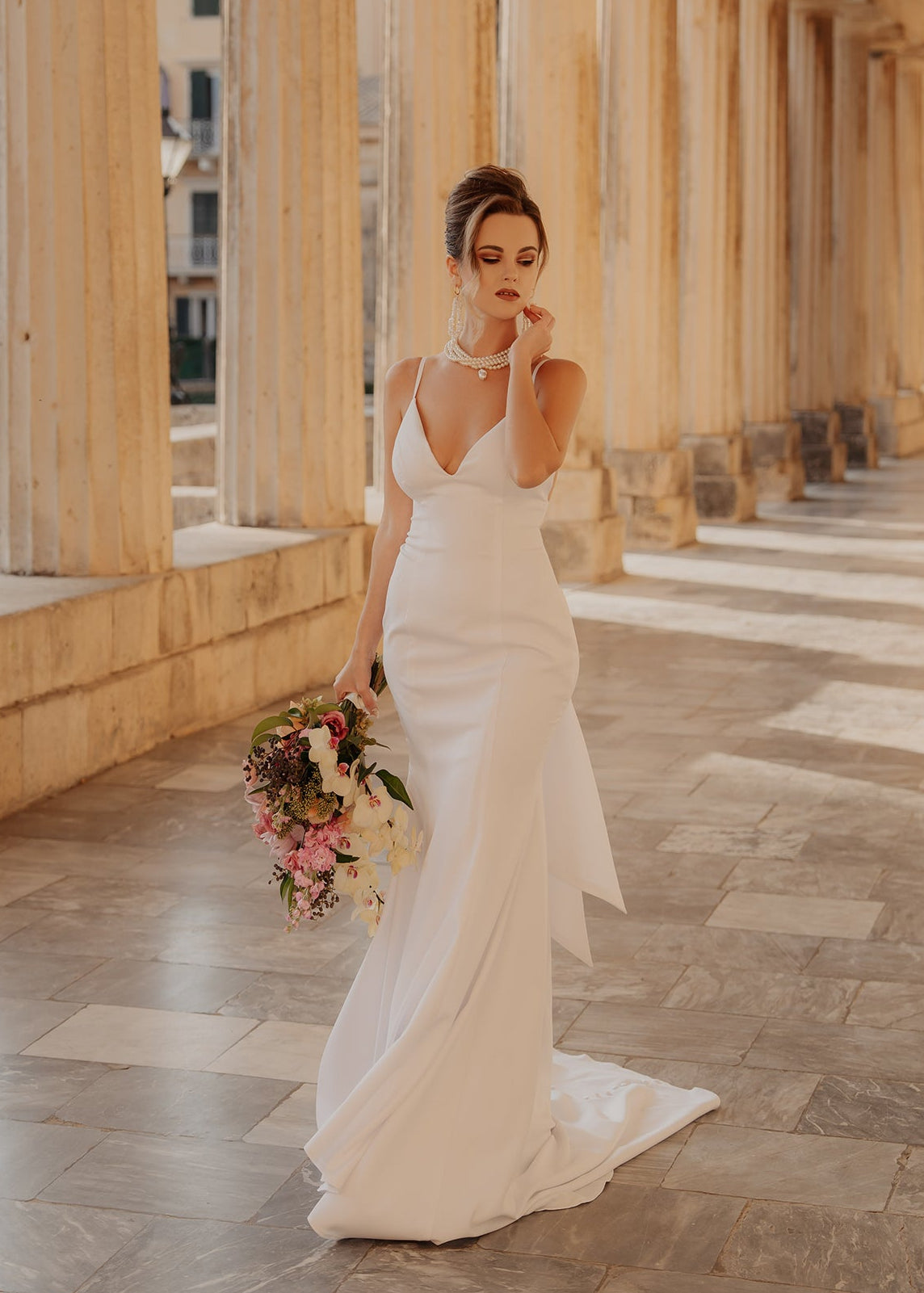 Νυφικό Μάξι φόρεμα SAMANTHA BOW