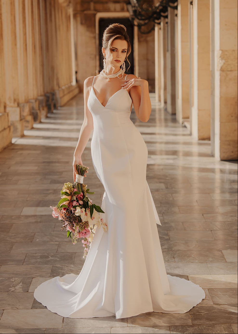 Νυφικό Μάξι φόρεμα SAMANTHA BOW