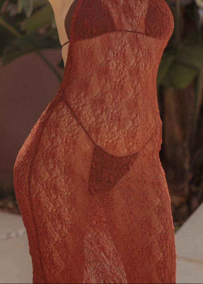 Φόρεμα See Through ΚΑΦΕ