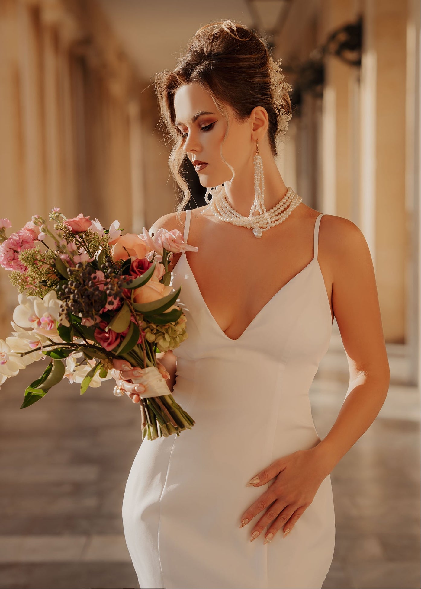 Νυφικό Μάξι φόρεμα SAMANTHA BOW