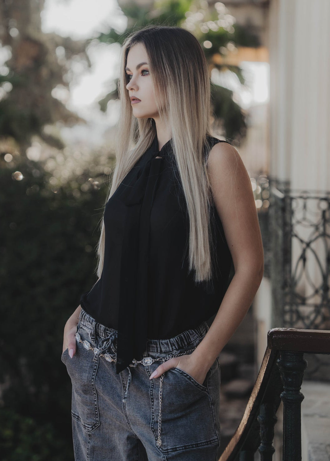 Μπλούζα Διαφανή ΜΑΥΡΟ