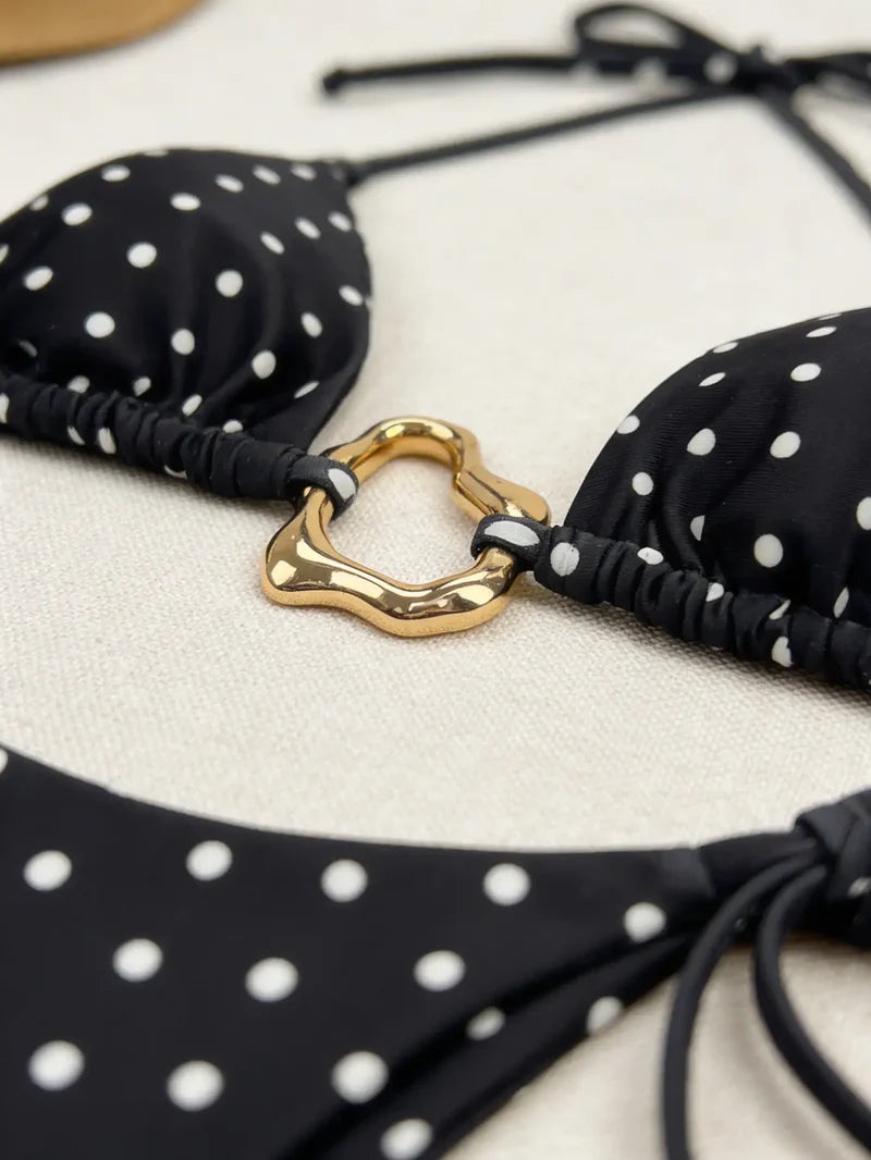 Σετ Μαγιό Μπικίνι με Σορτς POLKA DOT