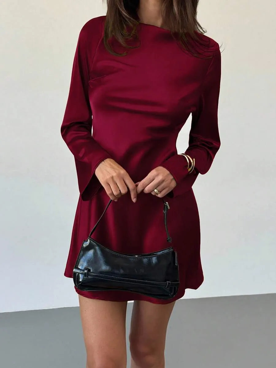 Κοντό φόρεμα BURGUNDY AFFAIR
