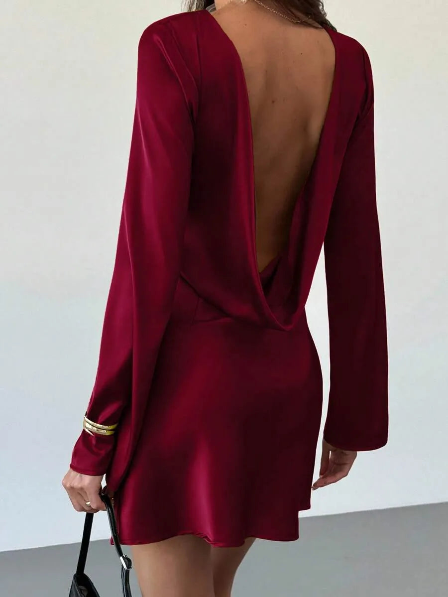 Κοντό φόρεμα BURGUNDY AFFAIR