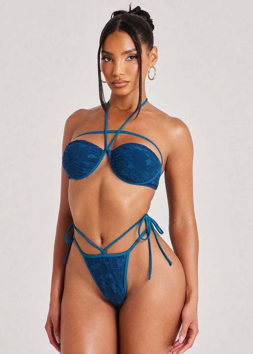 Μαγιό Μπικίνι LACE ROYAL BLUE