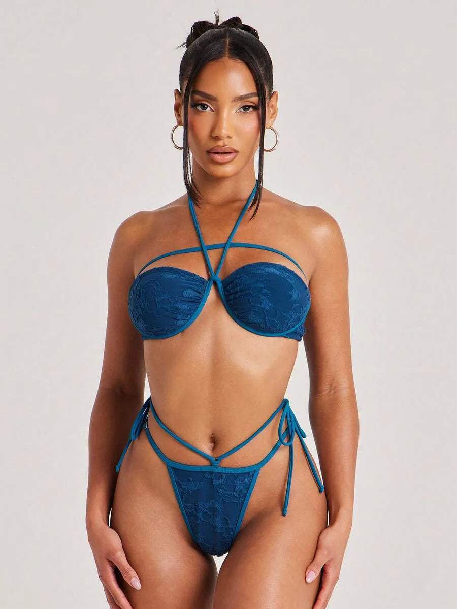 Μαγιό Μπικίνι LACE ROYAL BLUE